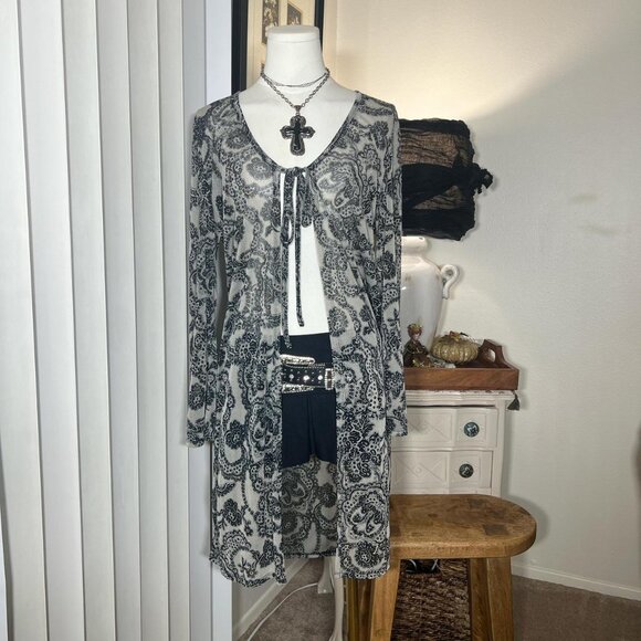 Kathie Lee Collection Tops - Y2k Kathie Lee Sheer Cardigan